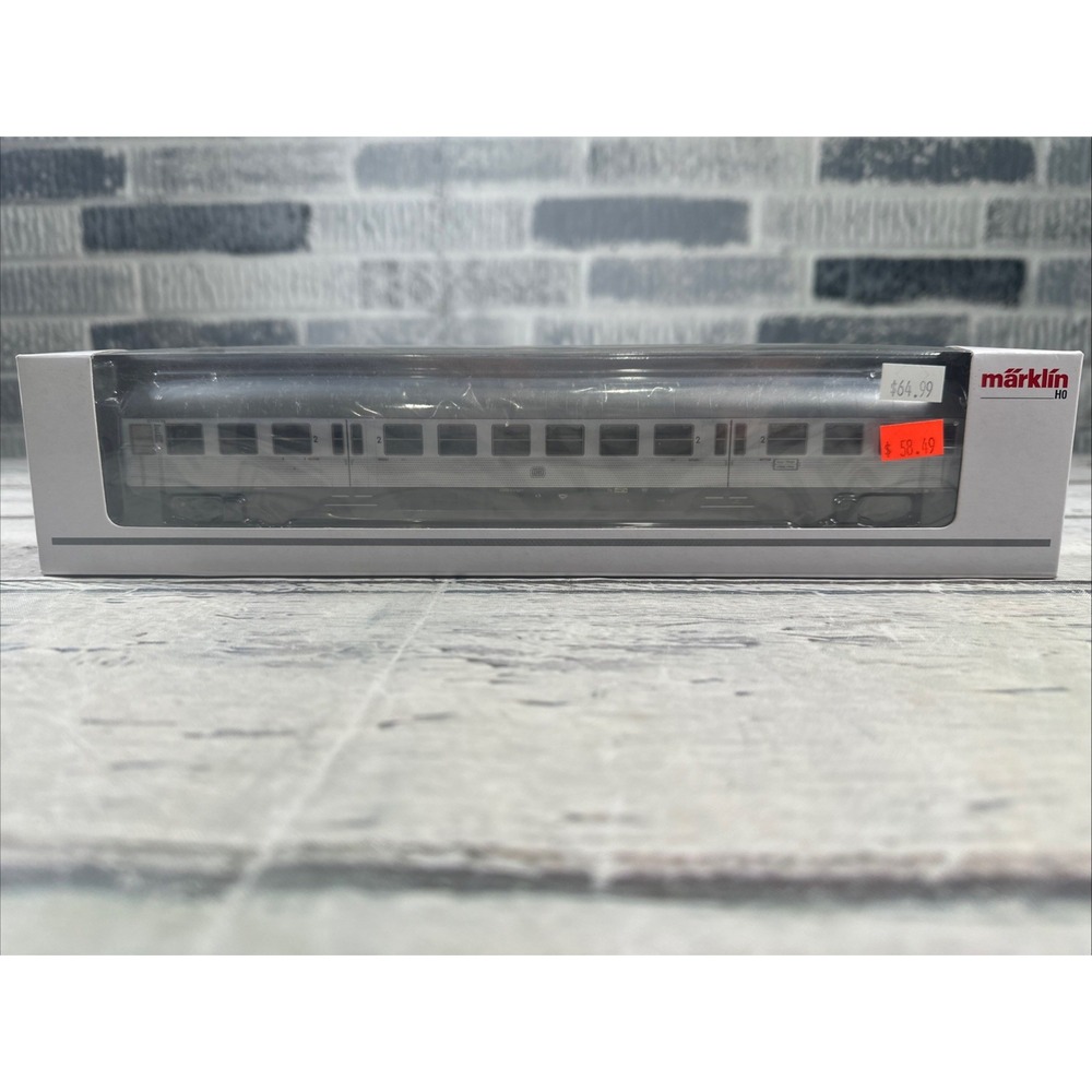 Märklin H0 43800 DB Silberling 2nd Class Commuter Passenger Car NIB Era III